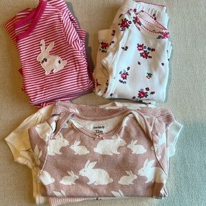 Easter Bunny Baby Girl Bundle 🎀🐰